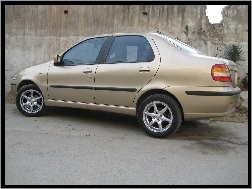 Sedan, Beżowy, Fiat Siena